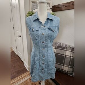 Vintage denim dress